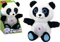 Panda plüss éjszakai lámpával és altatódalokkal 30 cm