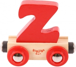Bigjigs Rail - Z betűs kocsimozdony