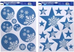 Karácsonyi ablak dekoráció 41x29 cm