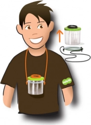 Nagyítós pohár rovarmegfigyeléshez