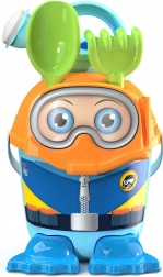 7 részes homokozókészlet búvár motívummal