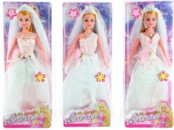 Ízületes menyasszony baba 28 cm