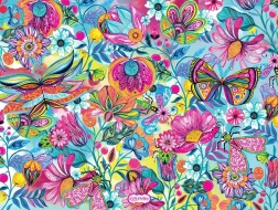 BLUEBIRD Virágok és lepkék 1000 darabos puzzle