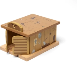 Fából készült Vadnyugati Szalon Alagút