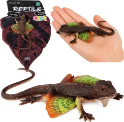 Realistis TPR gumifigura a redős agámáról 13 cm