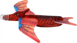 Piros dinoszaurusz formájú habrepülő