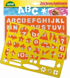 LENA betű- és szimbólumrajzoló sablonok