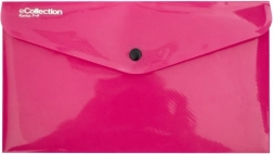 Rózsaszín patentos irattartó tasak