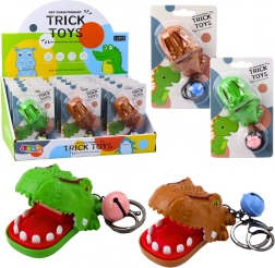 Ügyességi Játék Dinoszaurusz Fogorvos Kulcstartó 2az1-ben