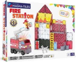 Magna-Tiles mágneses építőjáték – Tűzoltóállomás (50 darab)