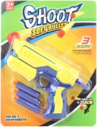 Habos lőszeres játékpisztoly gyerekeknek