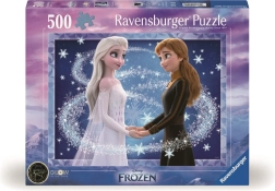 Ravensburger puzzle Disney Jégvarázs Elsa és Anna 500 darab sötétben világító