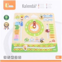 VIGA oktató fa naptár gyerekeknek – cseh