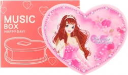 Balerinás szív alakú ékszerdoboz