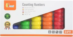 VIGA fa számoló színes gyűrűkkel