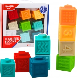 Gumiból készült oktatási érzékelő kockák gyerekeknek