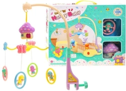 Pasztell körhinta zenélő szerkezettel