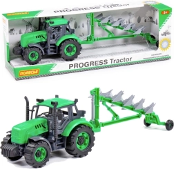 Zöld lendkerekes traktor ekével POLESIE