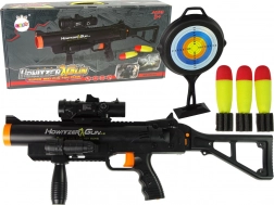 Gyerek gránátvető rakétákkal, hangokkal és zseblámpával – fekete