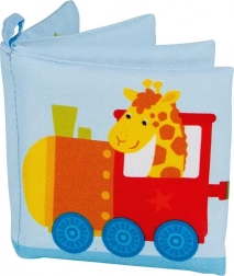 Pamut susogó babakönyv sípolóval – vonat