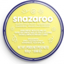 SNAZAROO Arcfesték Halványsárga (Pale Yellow) 18 ml