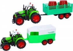 Traktor pótkocsival 35 cm – gyerek farm játék