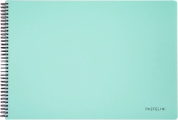 Nagyformátumú A3 vázlatfüzet kemény kötésű – PASTELINI zöld