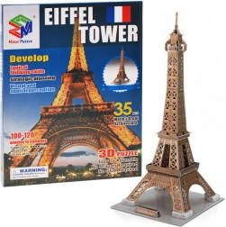 3D puzzle Eiffel-torony – 35 darab, ragasztó nélkül
