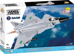 Építőkészlet SAAB JA 37 Viggen – 881 elem (1:48 méretarány)
