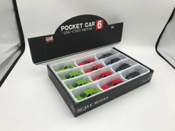 Miniatűr visszahúzós autó 1:43