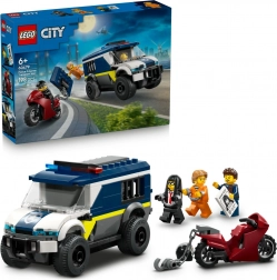 LEGO City fogvatartott-szállító rendőrségi furgon