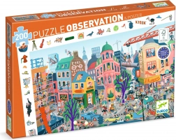 DJECO Kereső puzzle Város - 200 darab