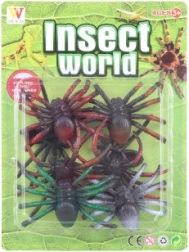 Pókok gyűjteménye kártyán