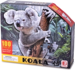 Koala körvonalas puzzle 100 darabbal