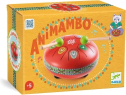 Djeco Animambo piros nyelvdob kotta-kártyákkal