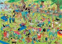 Puzzle Jan van Haasteren Kutyapark 1000 darab
