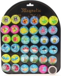 Vidám állatkák mágnesek - 1 db