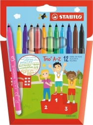 Stabilo Trio A-Z 12 Filctoll