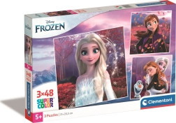 3×48 darabos DISNEY FROZEN kirakó – négyzet alakú puzzle szett