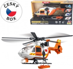 mentőhelikopter csörlővel és fényhatásokkal