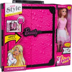 Mega ruhatárkészlet babával