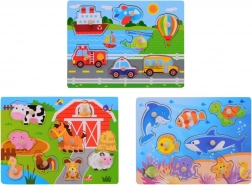 Fa kirakó fogantyúval a legkisebbeknek