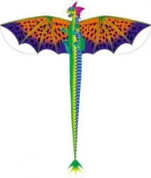 Nylonnal készült sárkány 132 × 50 cm