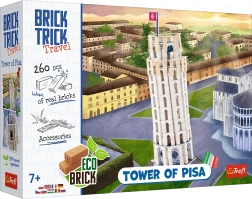 BRICK TRICK Travel – Pisai ferde torony (260 darabos) téglás építőkészlet