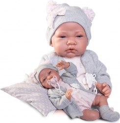 Antonio Juan - realisztikus baba csecsemő puha textil testtel 42 cm