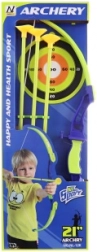 Gyerek műanyag íj céltáblával és tapadókorongos nyilakkal