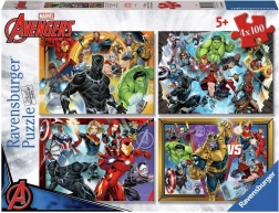 Ravensburger puzzle Marvel: Avengers 4x100 darabos
