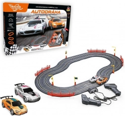 240 cm-es autóversenypálya USB tápegységgel – Racing Collection