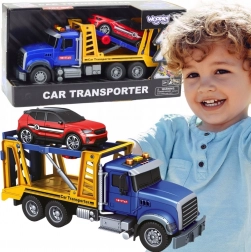 WOOPIE vontató kamion kisautóval, fény és hang