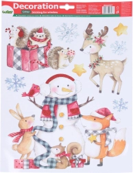 Karácsonyi ablakdekoráció 41 × 29 cm